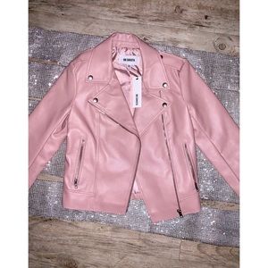 BB Dakota Rose Pleather Jacket